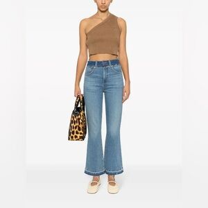 NWOT Veronica Beard Carson Ankle Flare High Rise 28” Women’s Size 24